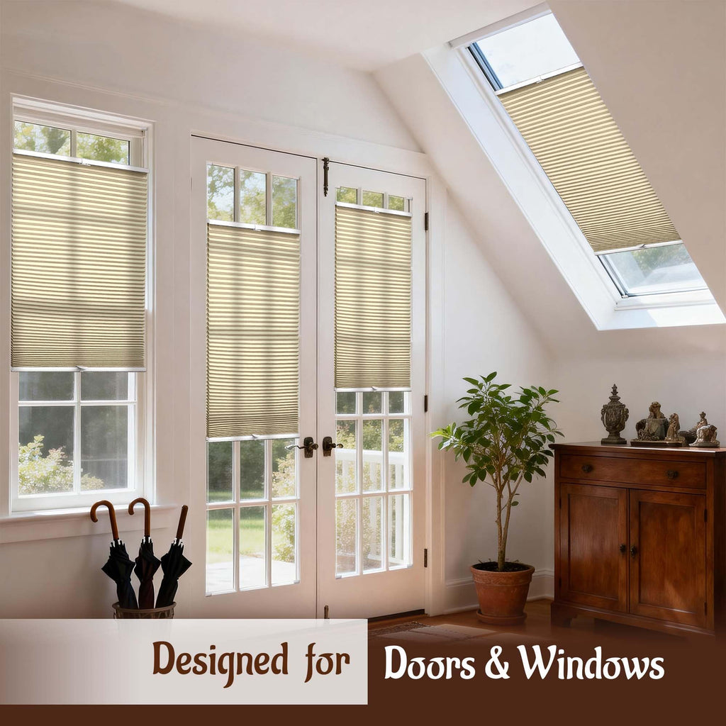 Top Down Bottom Up Cellular Skylight Shades for Ceiling & Door & Window