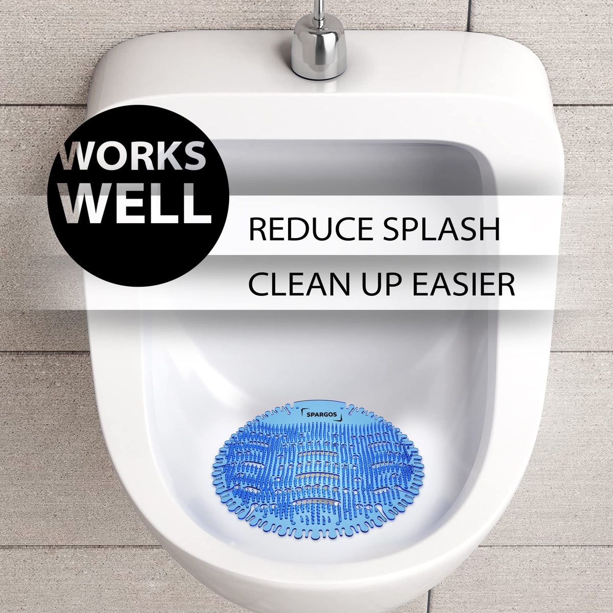 Urinal Screen Deodorizer, 24 Pack Ocean Breeze Cakes