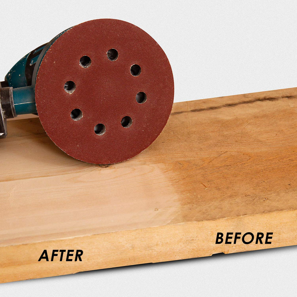 Sanding Discs Set 180-Piece, 5 Inch 8 Hole Hook and Loop Sandpaper for Random Orbital Sander 40 60 80 120 150 240 320