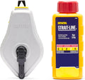 Tools STRAIT-LINE Chalk Line, Classic Reel, Red, 100 ft (IWHT48441RC)