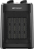 SH1501 1500W Electric Space Heater, Portable with 3 Level Thermostat, PTC Ceramic Fast Heating/Fan Modes, Indoor Use