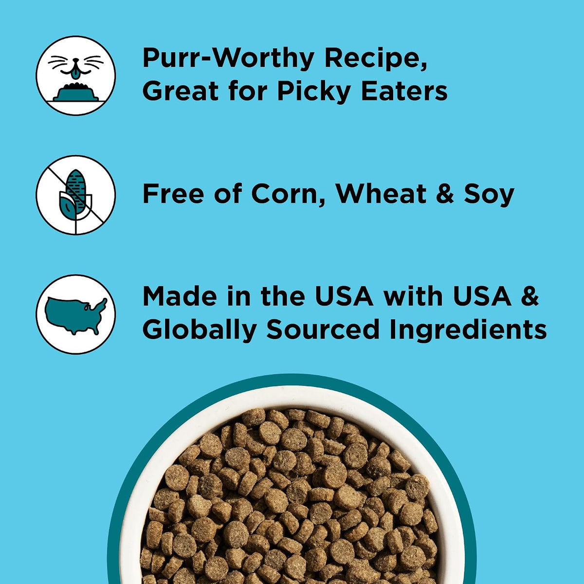 Liberty Dry Food Indoor Cat Health Chicken & Salmon Recipe, 3lb
