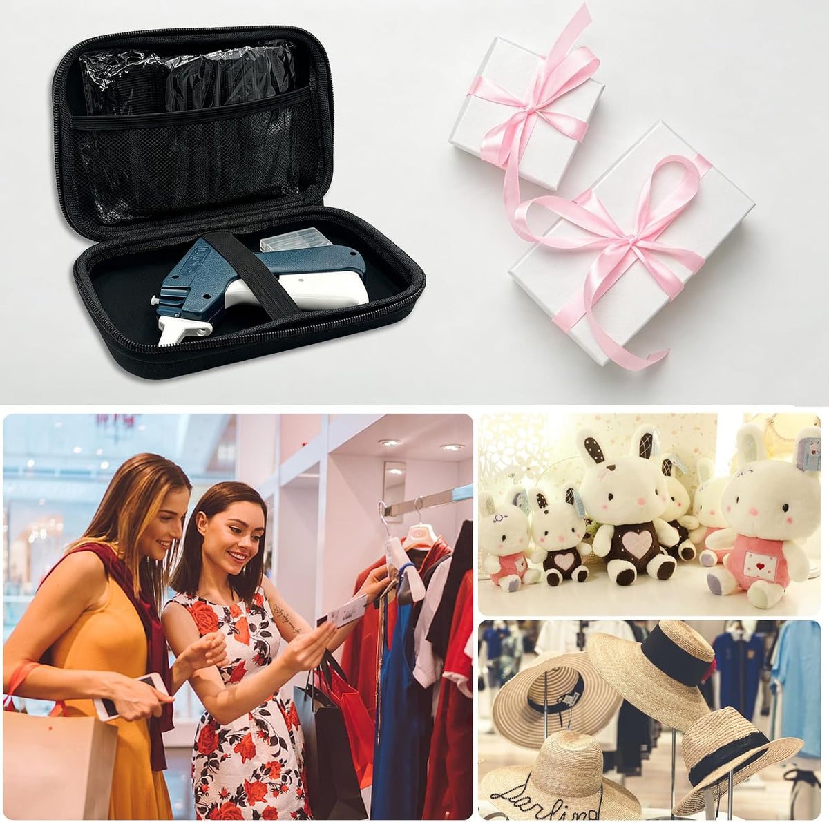 Price Tagging Gun for Clothing, Retail Tag Attacher Gun for Clothes