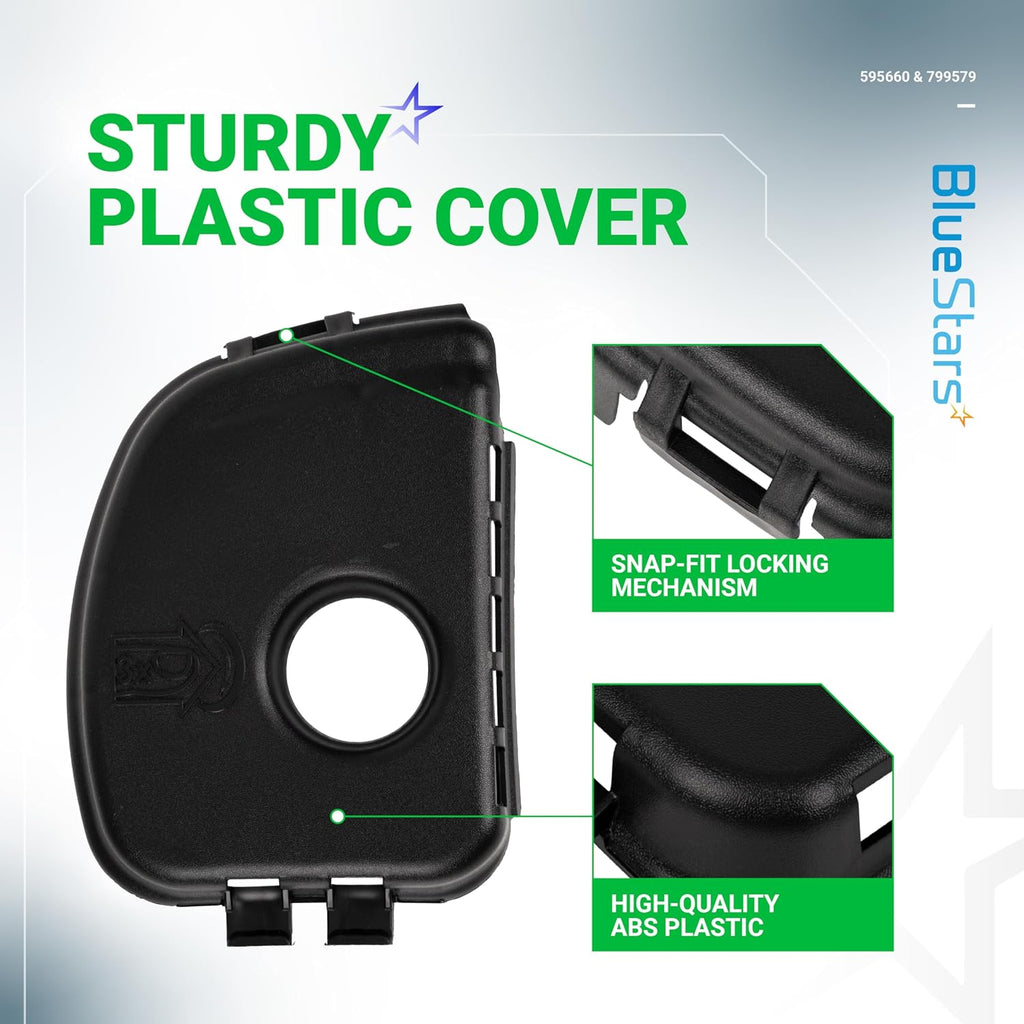 BlueStars 595660 Air Cleaner Cover & 2 packs 799579 Air Filter Kit