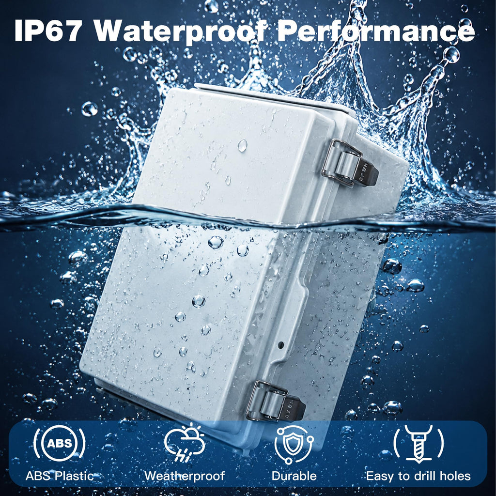Junction Box Waterproof Outdoor Electrical Boxes IP67 Plastic Enclosure