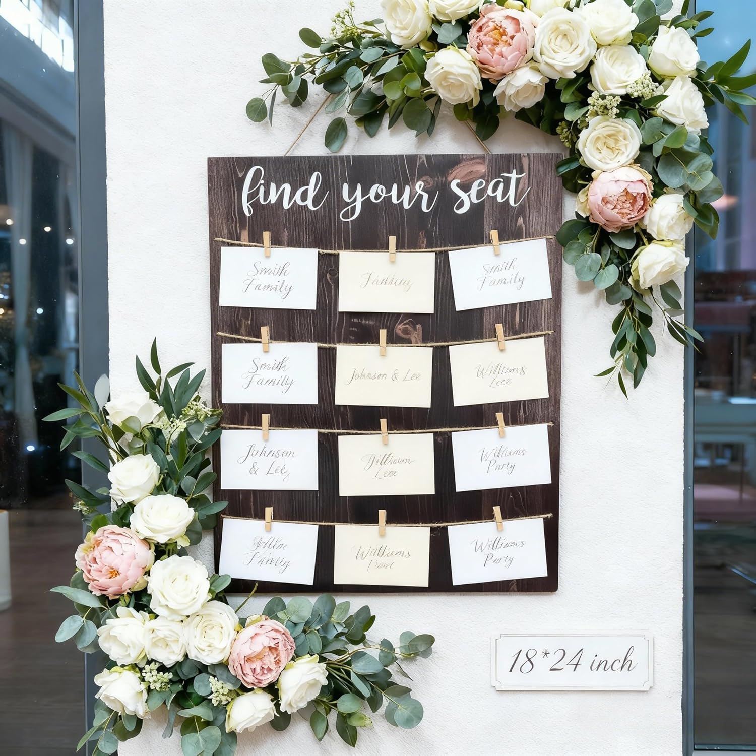 Find Your seat Wedding Seating Chart Board,Wedding Signs Wood,Wood Wedding Sign,find Your seat, Blank Seating Chart
