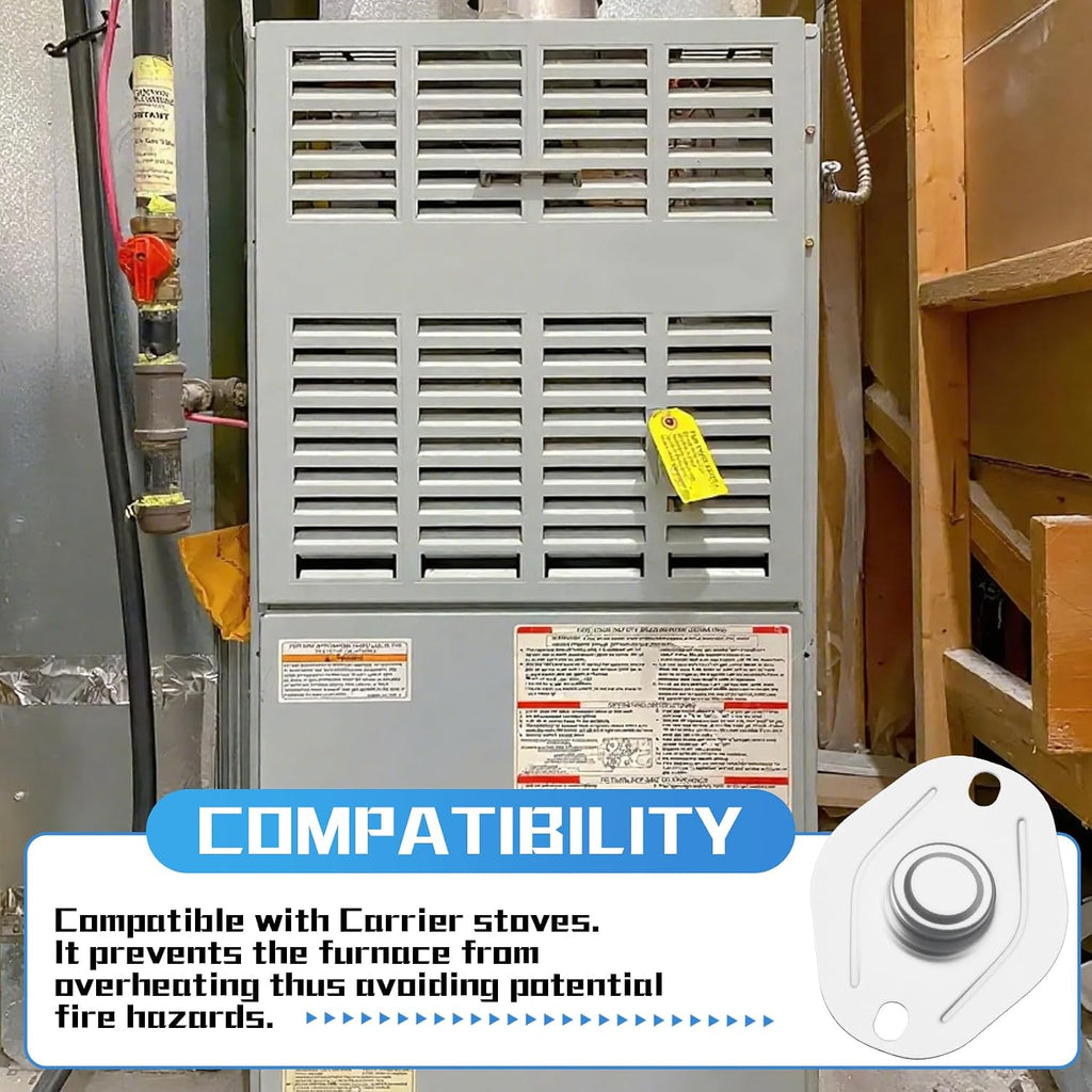 HH18HA499 Furnace Automatic-Reset High-Limit Switch L165-40 for Carrier