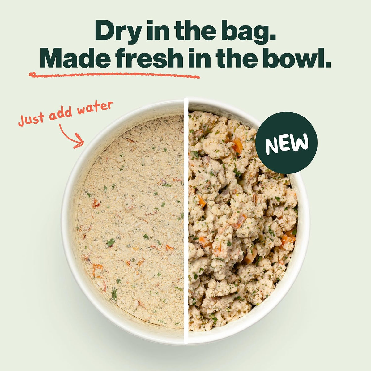 Instant Fresh Chicken, 2 lb Bag Makes 6 lbs of Dog Food