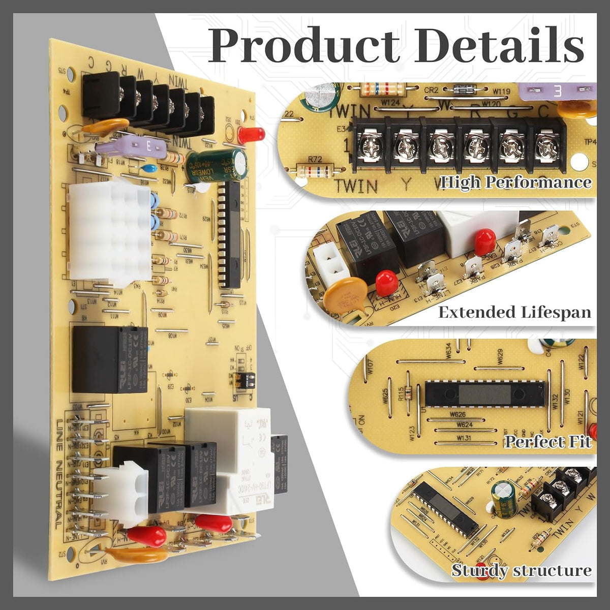 New Upgrade 50A55-743 Furnace Control Board