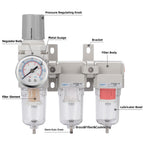 NANPU Three Stage Air Drying System - Air Pressure Regulator Combo