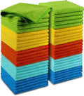 Microfiber Cleaning Cloth, 50PK, Microfiber Towels for Cars, Premium Wash Cloths, Dusting Cloth Cleaning Rags