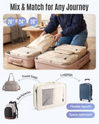 8 Set Packing Cubes for Travel, Cruise Ship Travel Essentials