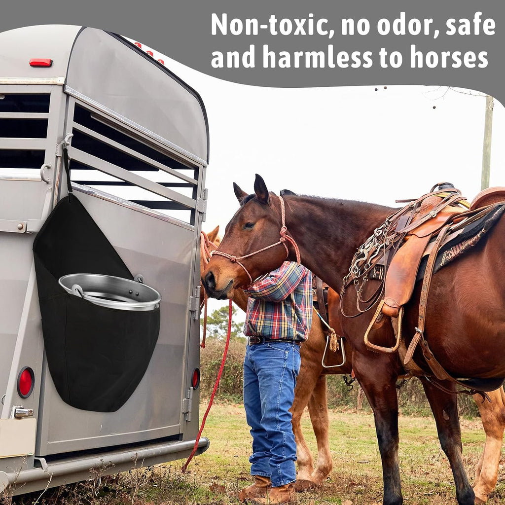 1 Pcs Horse Feed Bag Water Bucket for Horse Trailer Accessories