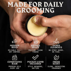 Mustache Wax Kit with Comb - 2 Oz, Bergamot Thunder
