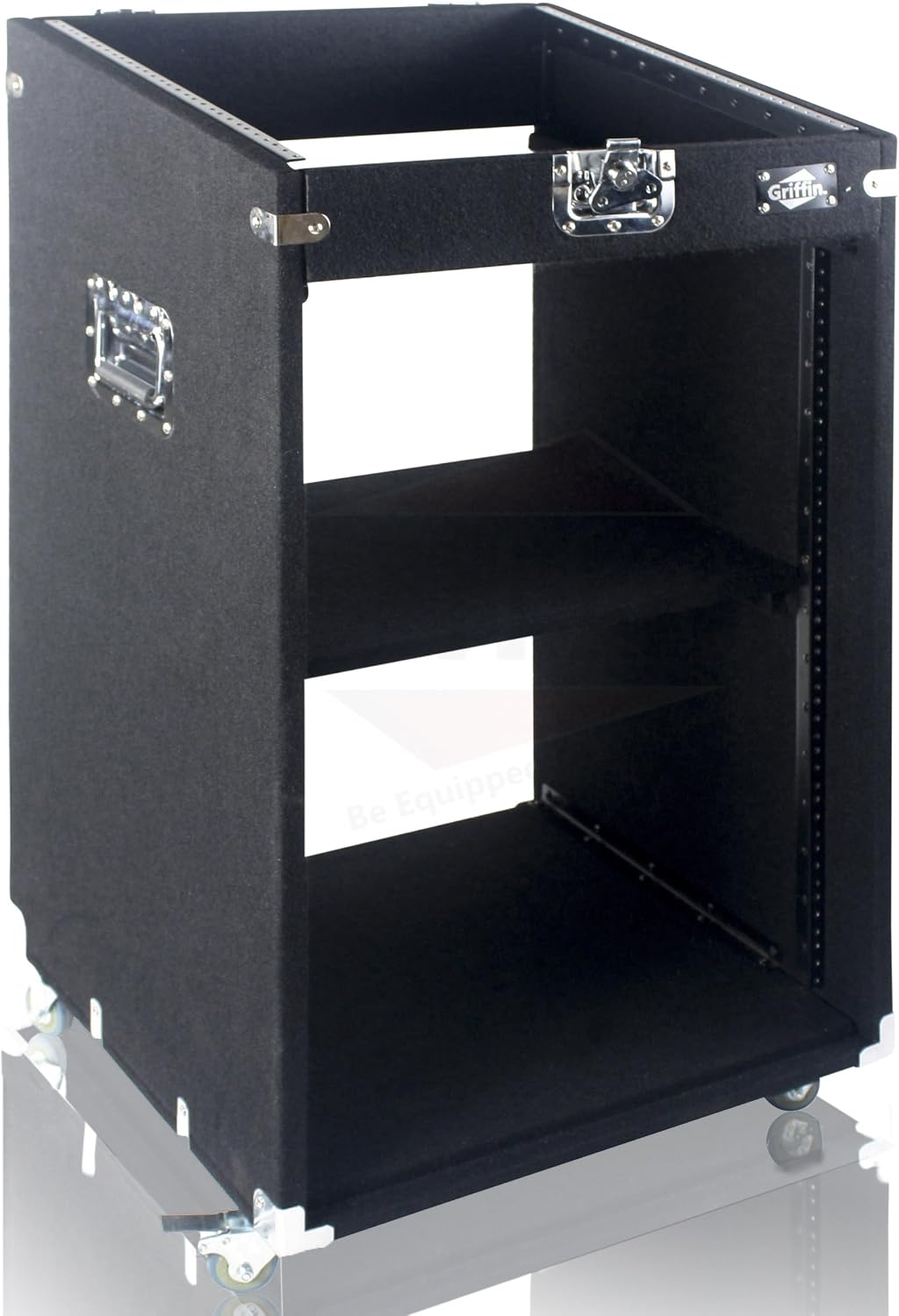 Rackmount Studio Mixer Flight Road Case (Ultimate-PROAudio) – 25U Mount Space Amp Cabinet Travel Trunk For Music Gear