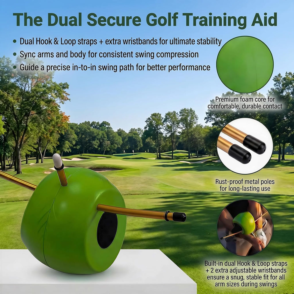The Connector Golf Training Aid, Golf Swing Trainer, golf training aid ball | golf training ball, 2 Arm Bands to