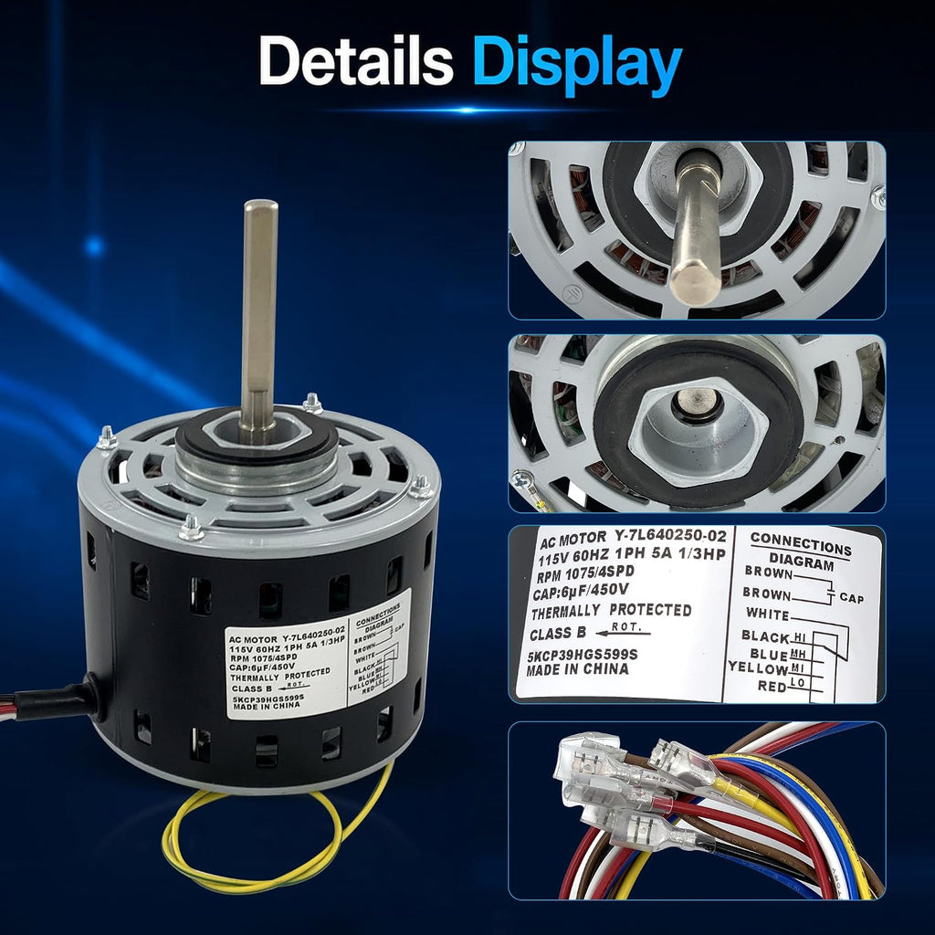 5KCP39HGS599S Furnace Blower Motor Fits Trane & American Standard & Genteq