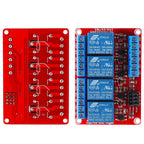 4 Channel 5V Relay Module with Optocoupler High/Low Trigger for Raspberry Pi Arduino