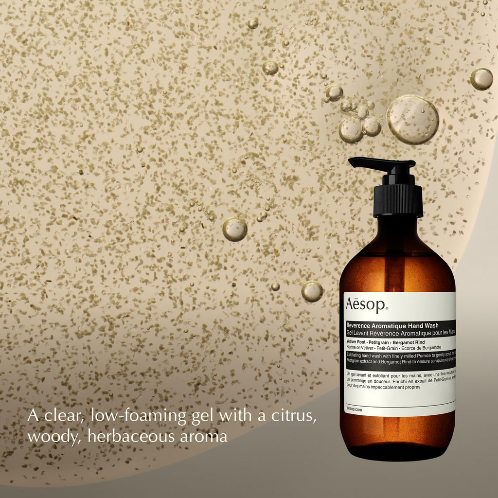 Reverence Aromatique Hand Wash, Exfoliating Hand Soap, 16.9oz
