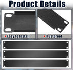 Leinuosen 20 Pcs 1u Blank Rack Panel, 19 Inch Metal Server Filler