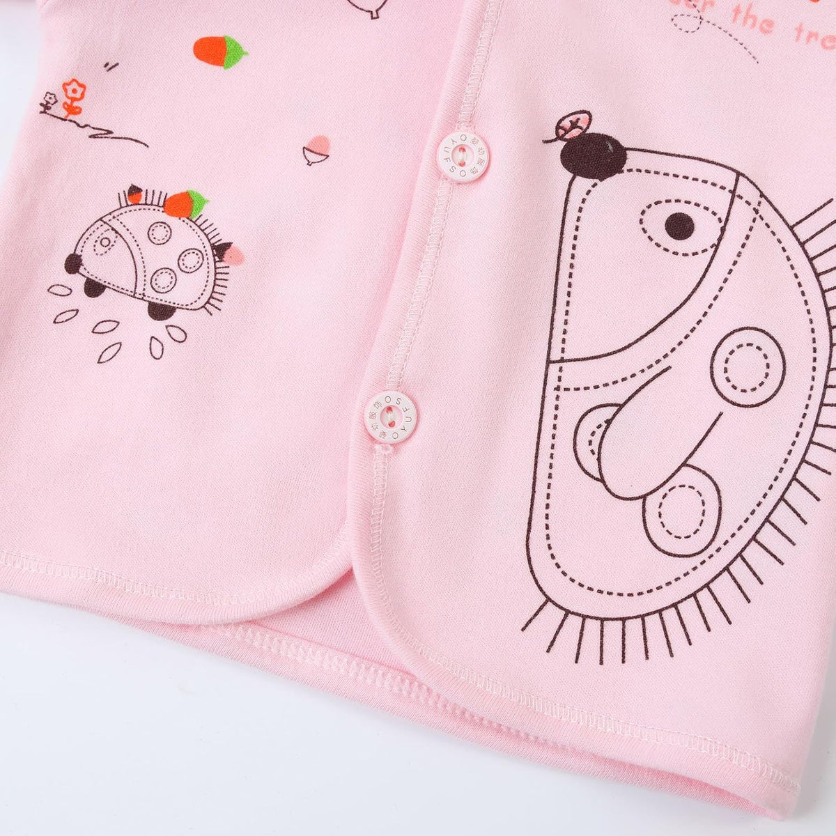 Unisex Baby Clothes 5 Piece Layette Sets Cotton Newborn Clothes Gift Set For 0-3 Months
