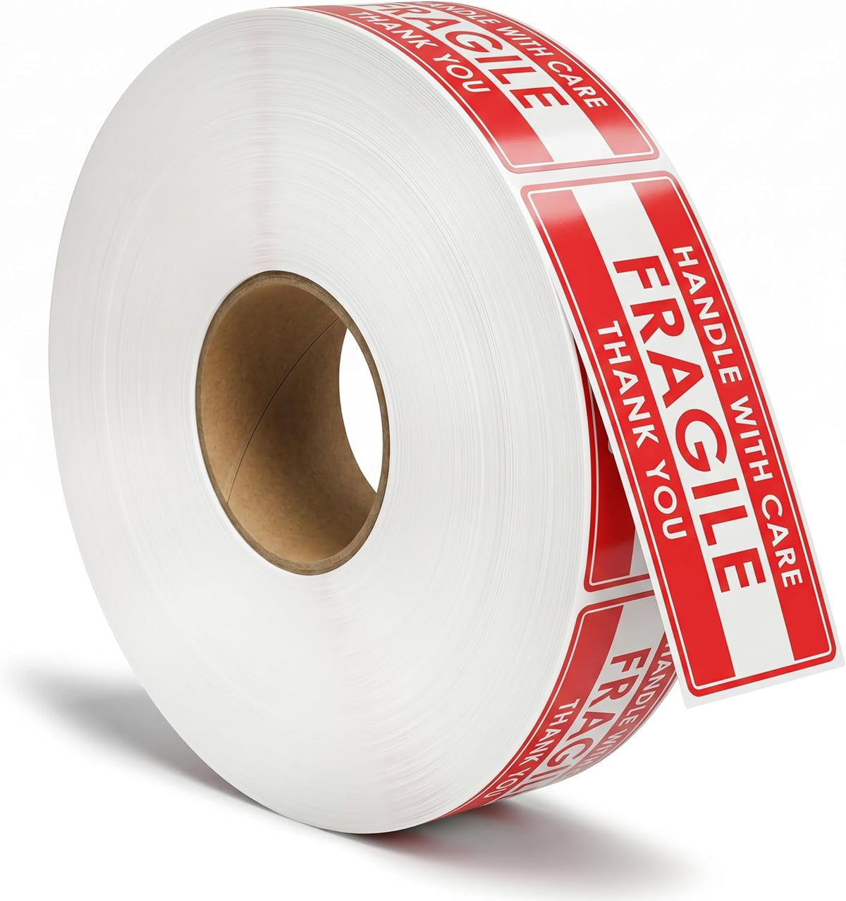 1" X 3" Fragile Stickers for Shipping (1000 Labels, 1 Roll)