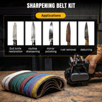 90 Pcs 1/2" x 12" Replacement Sharpening Belt Kit
