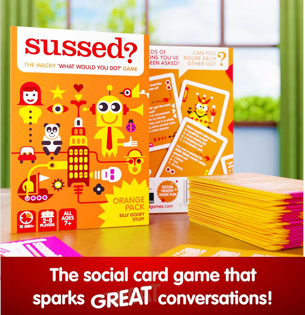 The Wacky ‘What Would You Do’ Social Card Game - Simple Fun for Kids, Teens and Adults - Easy Family Travel Game for