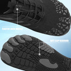 Barefoot Shoes Women Quick-Dry Hiking Footwear with Wide Toe Box, Non-Slip Barefoot Shoes Unisex Rubber Sole & Mesh