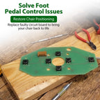 PCB Replacement Kit for Chair Foot Control Circuit Board Replacement