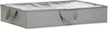 Under Bed Storage Bags for Clothes, Blankets and Linens, Foldable Fabric Containers with Clear Window and Handles