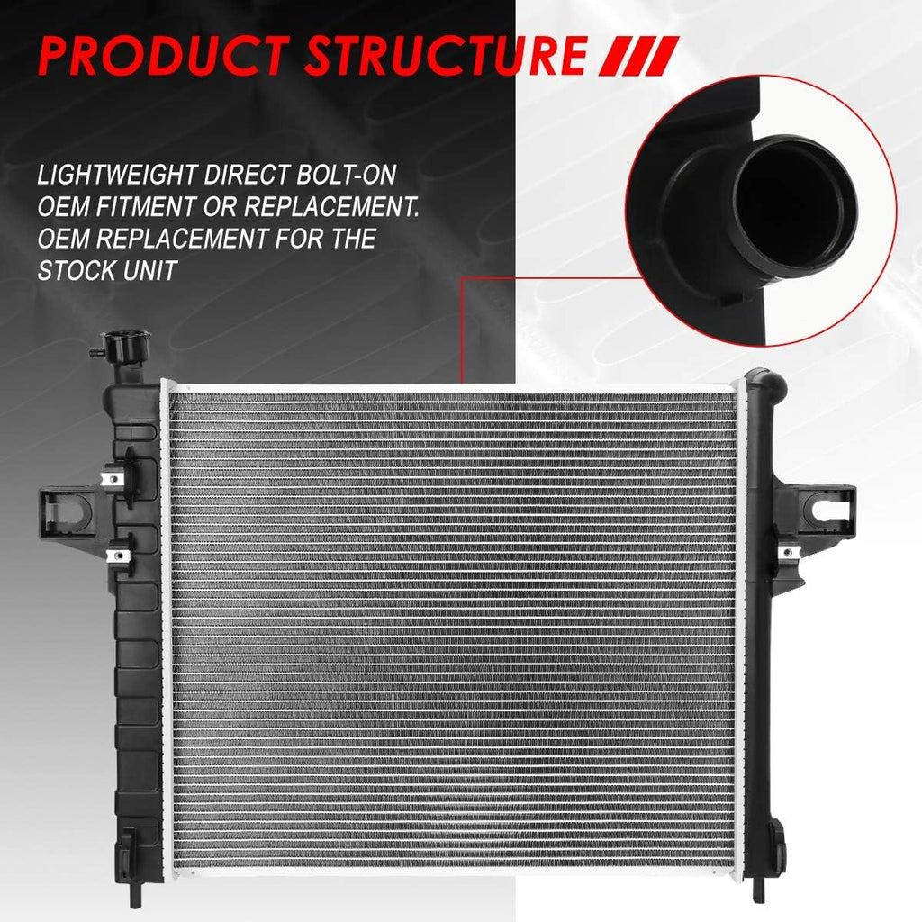 Auto Dynasty 2336 Radiator for 2001-2004 Jeep Grand Cherokee 4.7L AT