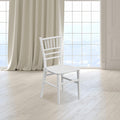 White Kids Resin Chiavari Chair, 10-Pack