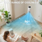 32" Bladeless Tower Fan, White