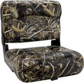 Camo Low Back Folding Boat Seat
