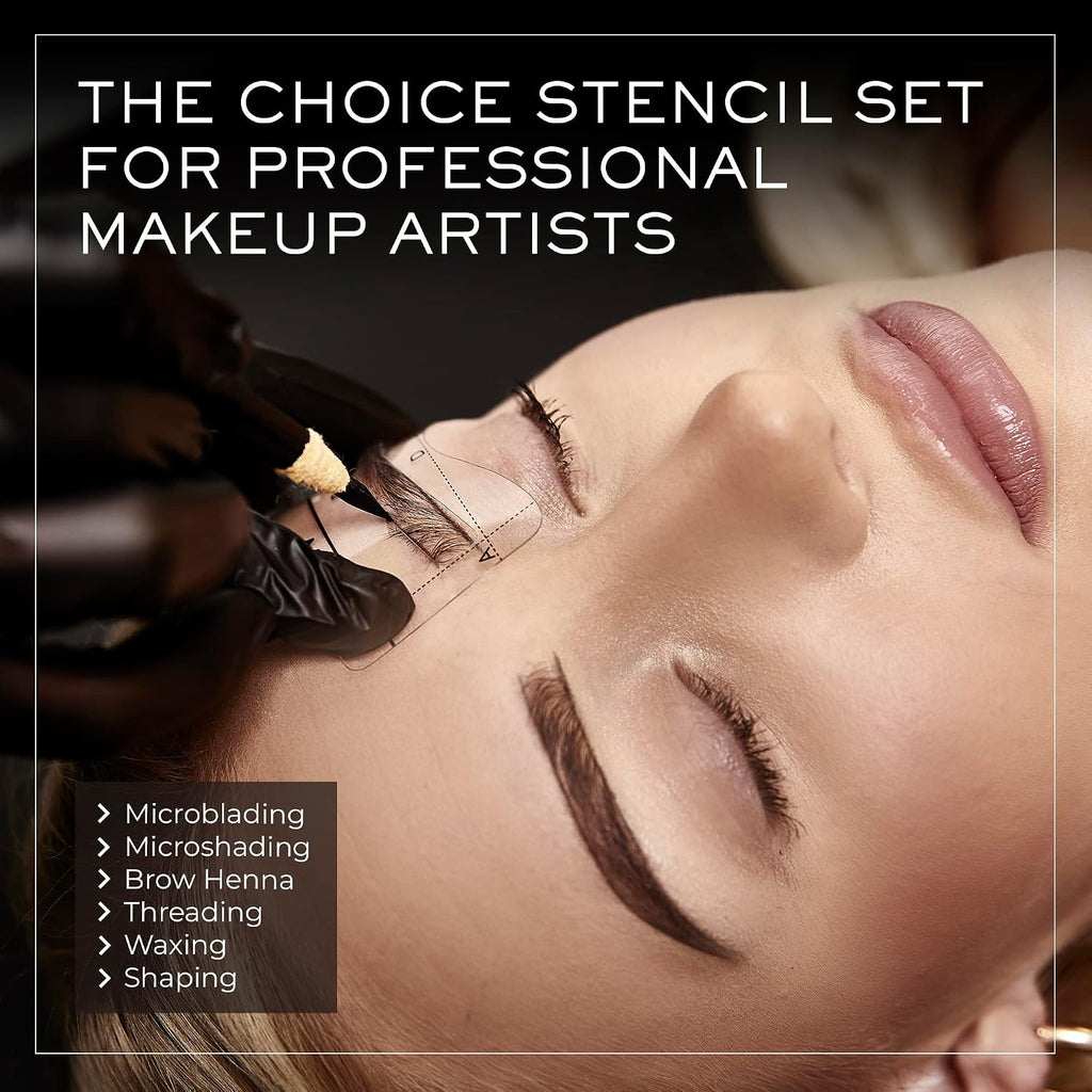 Eyebrow Stencils, Brow Mapping & PMU Microblading - On the DL Set