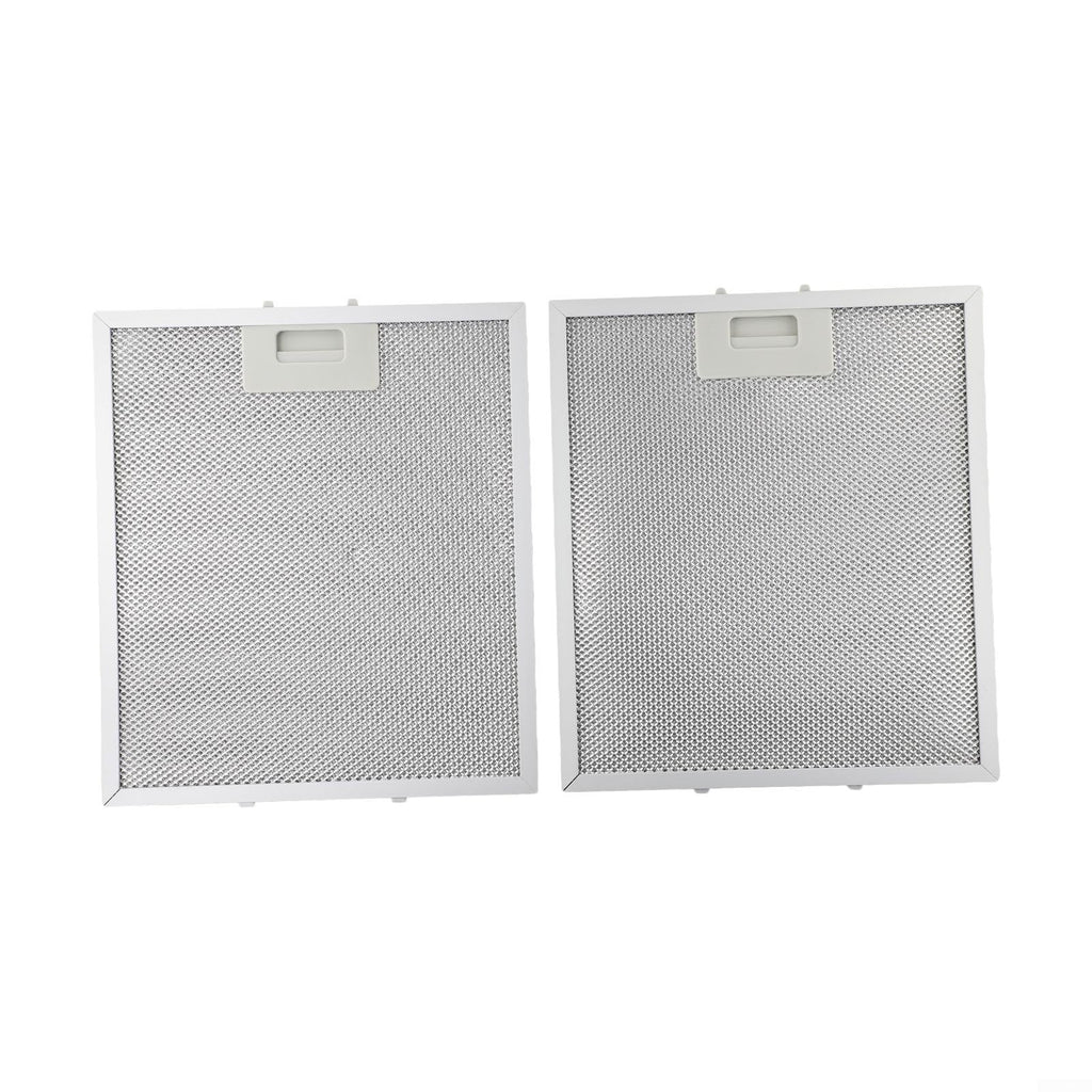 2Pcs Range Hood Filter, Range Hood Grease Filter Mesh Replacement Metal Mesh Extractor Vent Filter, 305 X 267 X 9mm