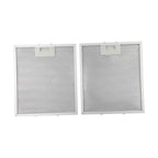 2Pcs Range Hood Filter, Range Hood Grease Filter Mesh Replacement Metal Mesh Extractor Vent Filter, 305 X 267 X 9mm