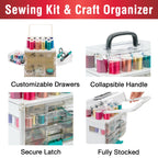 ProSeries Sew-It-Goes Sewing Kit & Storage Organizer, 356 Count