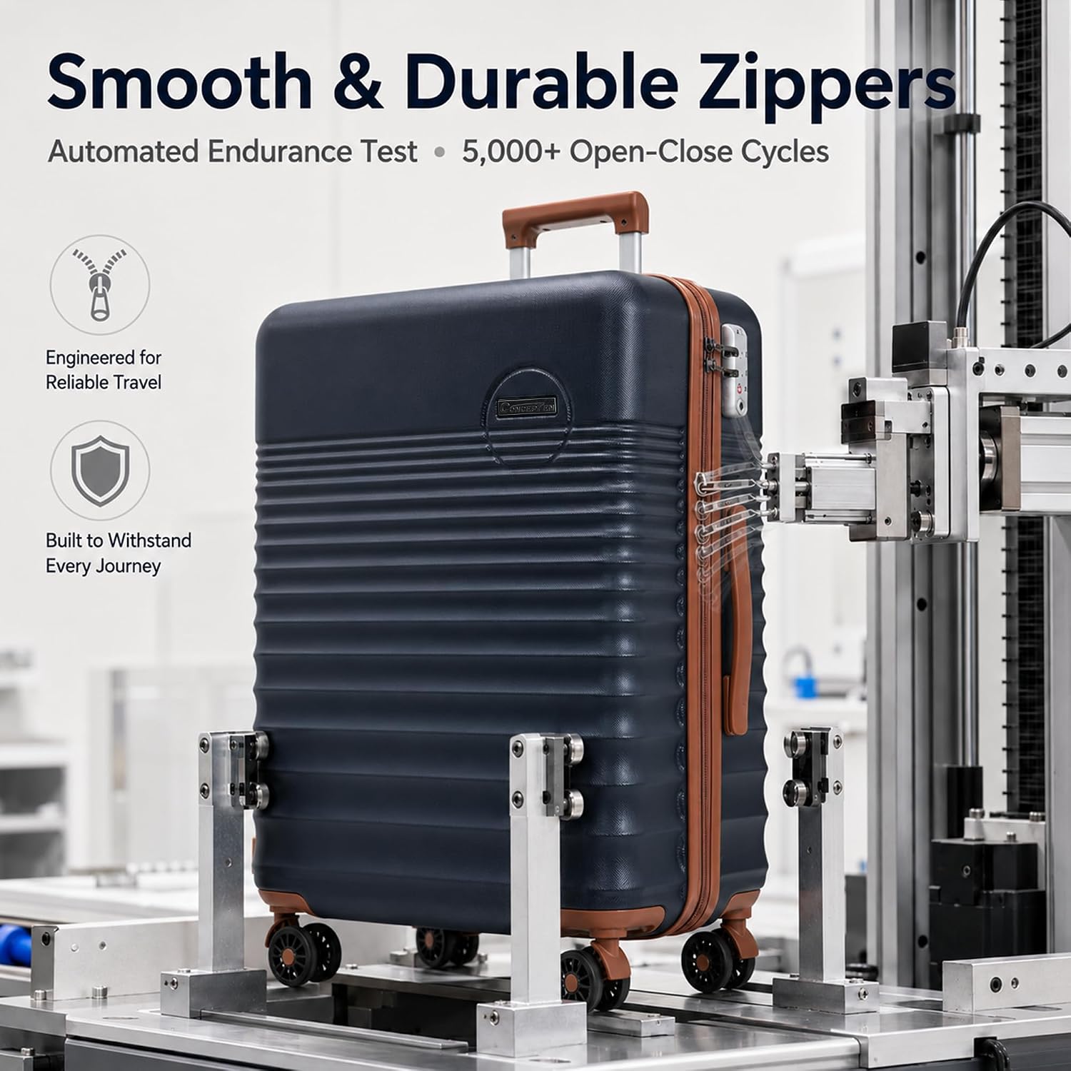 Luggage Sets 5 Piece, Suitcases with Wheels, Hardshell Suitcase Set, ABS Carry on Luggage Set with TSA Lock, Travel