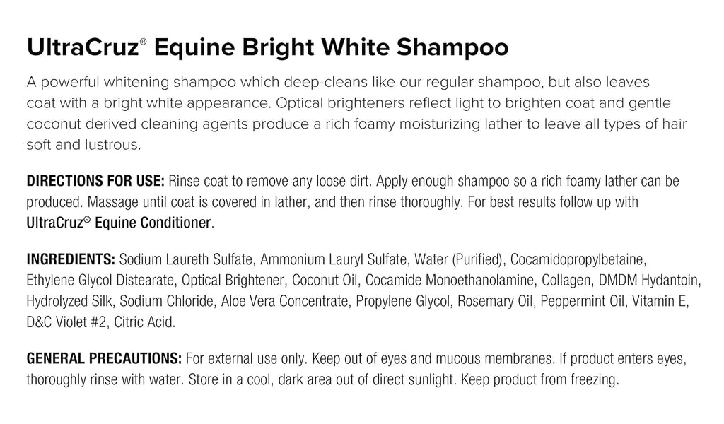 sc-395301 Equine Bright White Horse Shampoo, 16 oz,Purple
