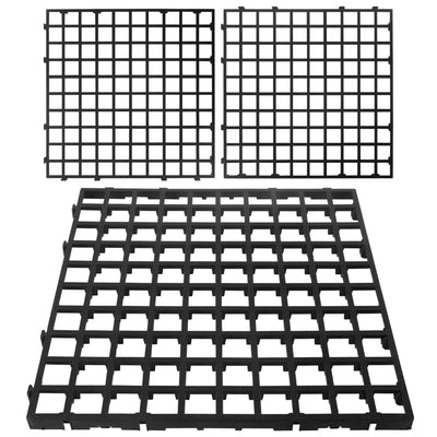 12PCS 19.5"x19.5" Permeable Pavers Gravel Grid 1" Depth, 32 Sq Ft