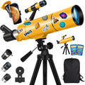 Telescope for Adults & Kids, 80mm Aperture 500mm Refractor | Portable Travel Telescopes