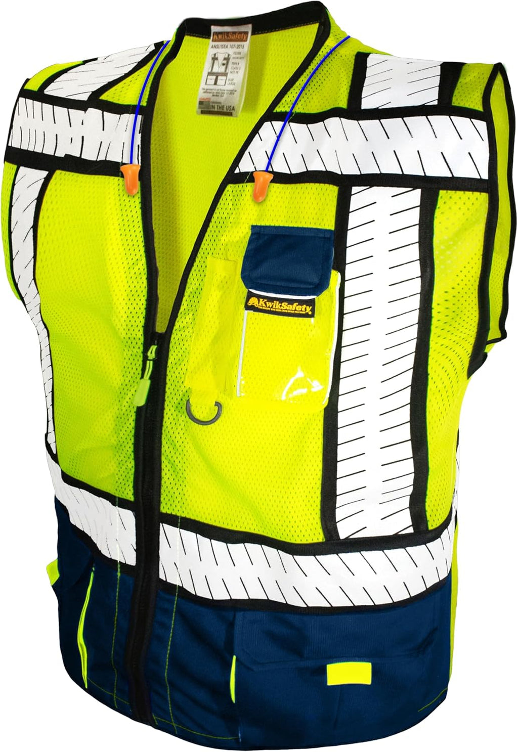 SHERIFF & SPECIALIST Safety Vest Class 2 ANSI OSHA Hi Vis Vest