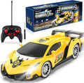 Remote Control Car, RC Cars for Kids 1:18 Electric Toy Car Hobby Racing Car Toys with Lights & Controller, Christmas