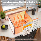 Bread Proofing Box Folding with 50-113℉ Temp Control & 48H Timer Warming