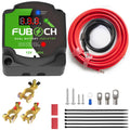 Dual Battery Smart Isolator 12V 140AMP - Auto/Manual Modes with Voltmeter for Vans, Trucks, ATV, UTV, RV, Boat - 22FT