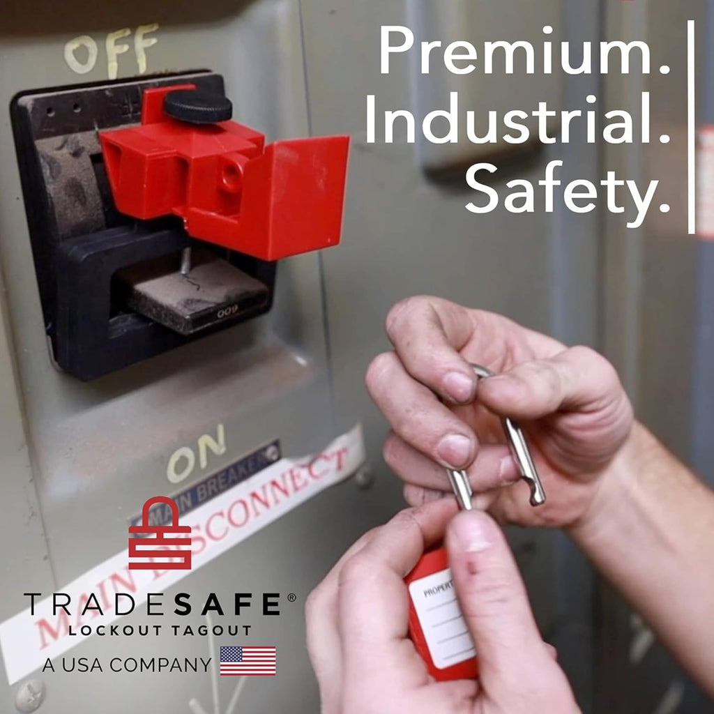 TRADESAFE Circuit Breaker Lockout, 3 Pack Multi-Pole Breaker Lock, XL