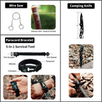 Survival First Aid Kit for Hiking, Backpacking Ranger Green