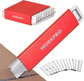 12-Pack Box Cutter Retractable, Red